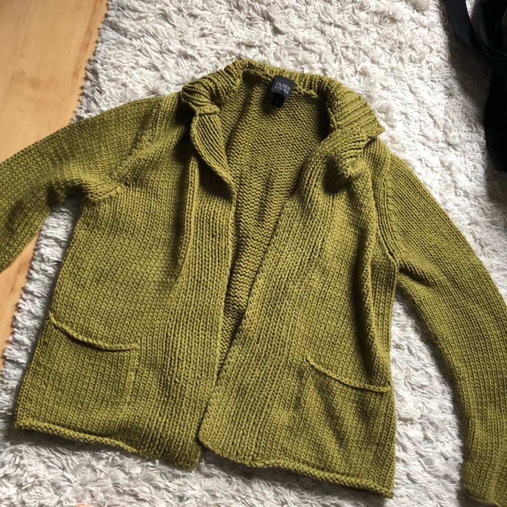 EUC Eileen Fisher Sweater with Pockets